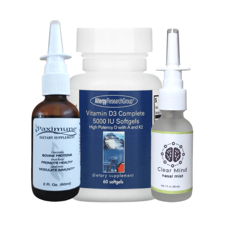 Paximune Immunity Bundle Includes Paximune, Vitamin D3 Iu Softgels & Nasal Mist
