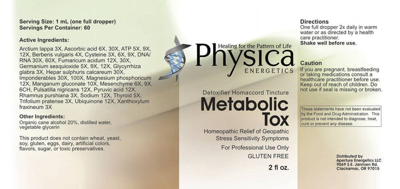 Metabolic Tox