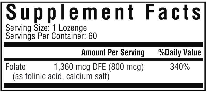 Folinic Acid Lozenge