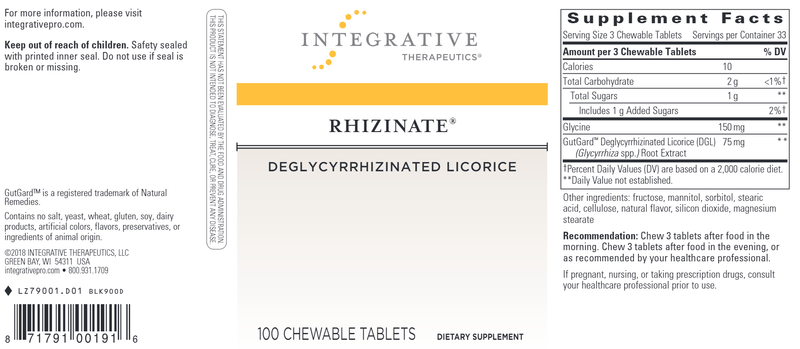 Rhizinate DGL - Ipothecary